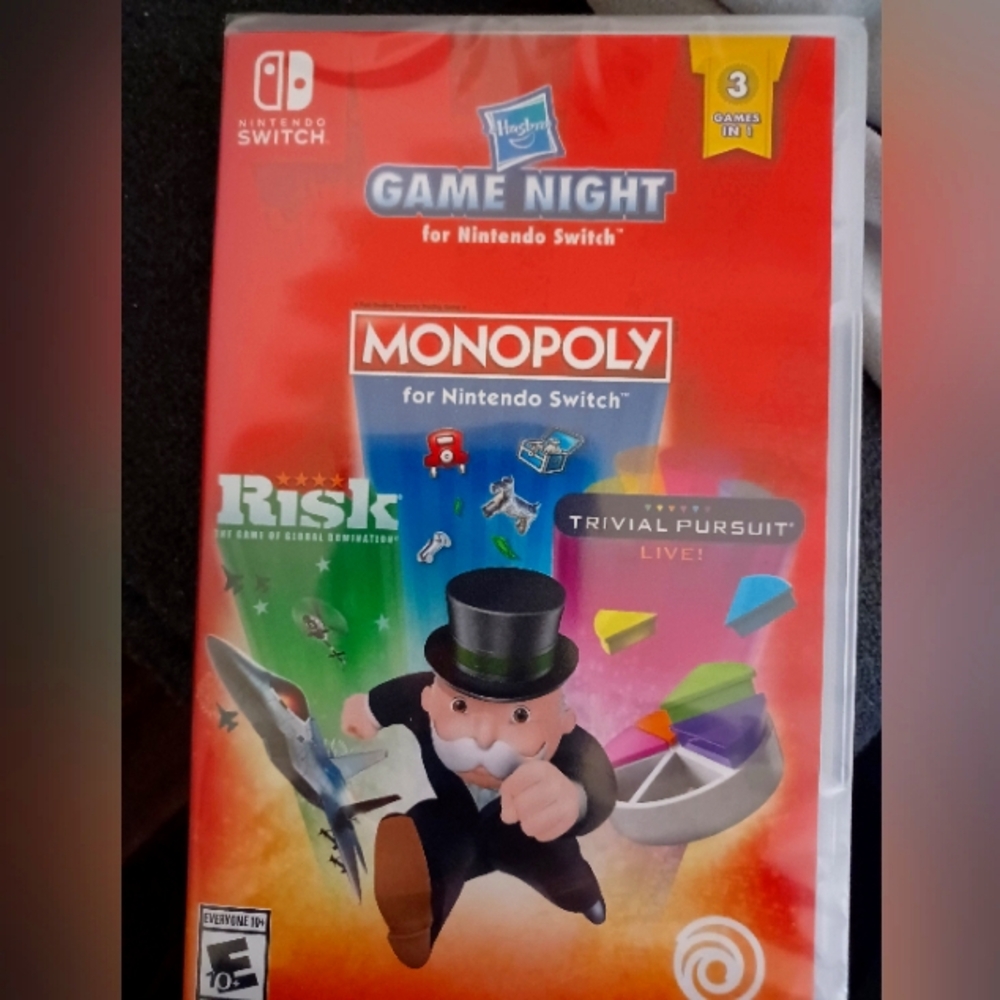 Switch Game night with three games